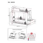 Treliche Para Colchão 78x188cm Sundae Multimóveis Bb329