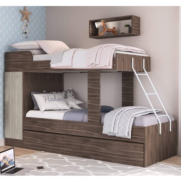 Treliche Solteiro 1 Porta  Carvalho/fresno