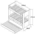 Treliche Solteiro 3 Gavetas