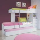 Treliche Solteiro 3 Gavetas Caetano Branco