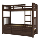 Treliche Solteiro Castanho Escuro 3 Gavetas E 1 Escada Madeir