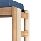 Treliche Solteiro Indy Espresso Móveis Amêndoa/off White