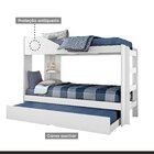 Treliche Solteiro Indy Espresso Móveis Branco