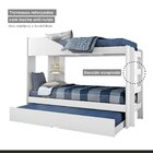 Treliche Solteiro Indy Espresso Móveis Branco