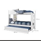 Treliche Solteiro Indy Espresso Móveis Branco