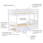 Treliche Solteiro Infantil Slim E Mini Escada/escorregador Ma