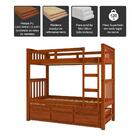 Treliche Solteiro Madeira Macica Moveis Saraiva Castanho