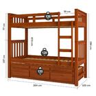 Treliche Solteiro Madeira Macica Moveis Saraiva Castanho