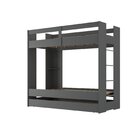 Treliche Solteiro Nassau 1 Prateleira Espresso Móveis Grafite