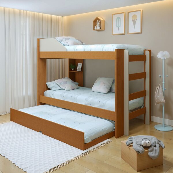 Treliche Solteiro Onix Espresso Móveis Cinamomo/off White