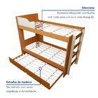 Treliche Solteiro Onix Espresso Móveis Cinamomo/off White