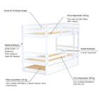 Treliche Solteiro Slim Com Grade De Proteção Madeira Maciça B