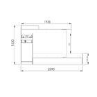 Treliche Sonhar Com Armário E 2 Gavetas Hecol - Avelã/branco