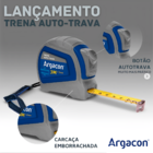 Trena Aço Fita Metálica Auto Trava Emborracha 3m Kit 3 Unidad