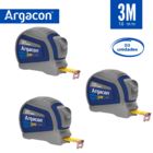 Trena Aço Fita Metálica Auto Trava Emborracha 3m Kit 3 Unidad