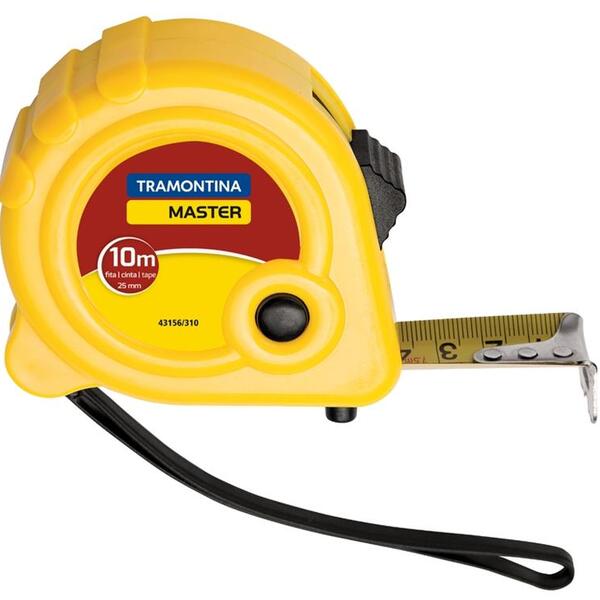 Trena Com Fita De Aco Capacidade 10m Corpo Em Abs Injetado Fr