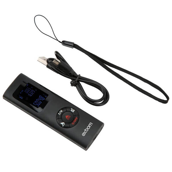 Trena Laser Digital 40 Metros Métrica Medidor Slim Usb-c