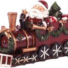 Trenzinho Natalino Decorativo Iluminado Resina 22cm