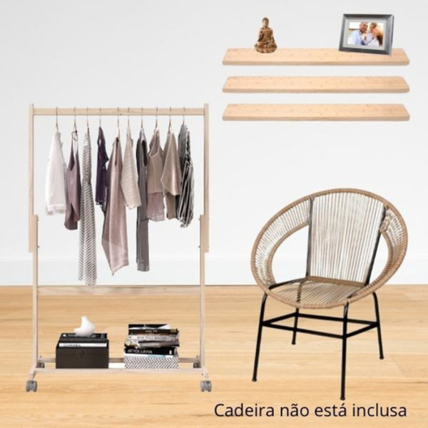 Três Nichos + Aparador Para Quintal Prateleira Com Instalação