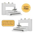 Tricama Solteiro Com Guarda-roupas E Mesa De Cabeceira Retrô