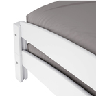 Tricama Solteiro Empilhável Laqueado Branco Casatema