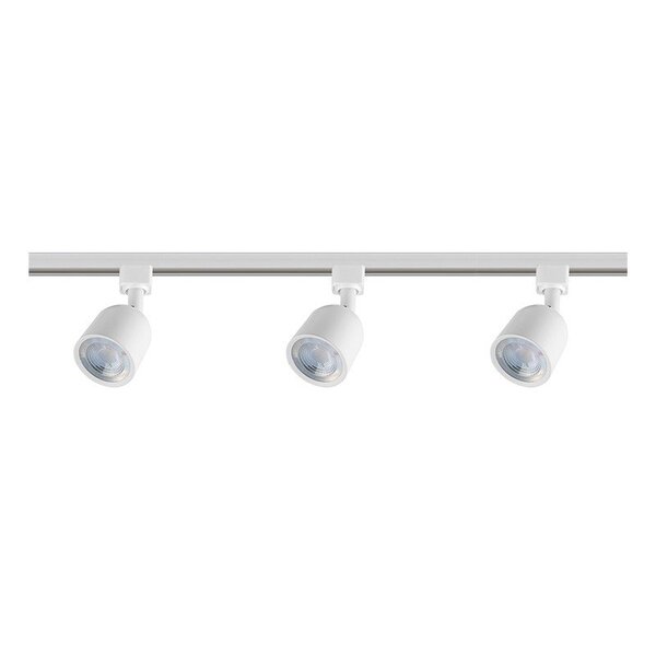 Trilho Com 3 Spots Led Blumenau 15w Bivolt Branco 3000k - Luz