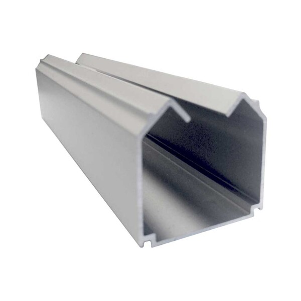 Trilho de Encaixe Superior 3000mm até 60kg Prata Decal