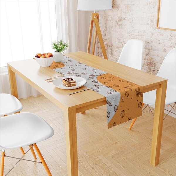 Trilho De Mesa Café Minimalista 1.45m X 45cm Único