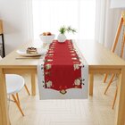 Trilho De Mesa De Natal Papai Noel 1.45m X 45cm Único