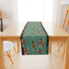 Trilho De Mesa De Natal Pinhas Natalinas 1.45m X 45cm Único