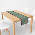 Trilho De Mesa De Natal Pinhas Natalinas 1.45m X 45cm Único