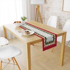 Trilho De Mesa De Natal Pinheiros E Presentes Natalinos 1.45m