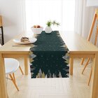 Trilho De Mesa De Natal Pinheiros Natalinos Geométricos 1.45m