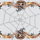 Trilho De Mesa Halloween Abóbora