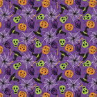 Trilho De Mesa Halloween Abóbora E Caveira