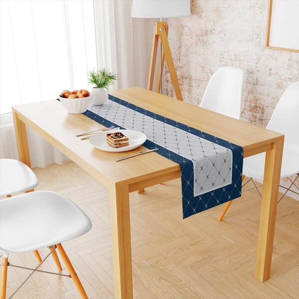 Trilho De Mesa Listras Modernas 1.45m X 45cm Único