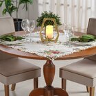 Trilho De Mesa Natalino Bordado Inglês 40x140 Balles