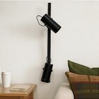 Trilho de Parede Clod Vert 1 metro e 2 Spots Direcionáveis Pr