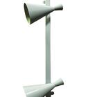 Trilho de Parede Lotti 1 metro e 2 Spots Direcionáveis Branco