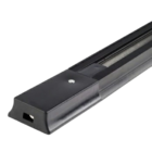 Trilho De Sobrepor Preto 1m