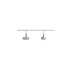 Trilho de Teto Amaya com 50cm e 2 Spots direcionáveis Branco