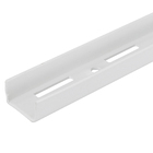 Trilho Duplo Encaixe para Closet Aço Branco 1,5M Fico Forte