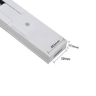 Trilho Eletrificado 1 5m Simples Branco