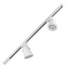 Trilho Eletrificado 1m+ 2 Spot Branco + 2 Led Par20 Branco Fr