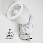 Trilho Eletrificado 1m+ 2 Spot Branco + 2 Led Par20 Branco Qu