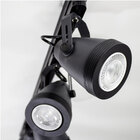 Trilho Eletrificado 1m+ 2 Spot Preto+ 2 Led Par20 Branco Frio