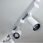 Trilho Eletrificado 1m + 3 Spots 7w 4000k Bivolt Branco St495