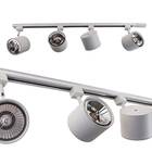 Trilho Eletrificado 1m + 4 Spot Branco + 4 Led Ar111 Branco Q