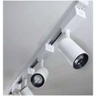 Trilho Eletrificado 1m + 4 Spot Led 7w 3000k Bivolt Branco