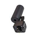 Trilho Eletrificado 1m + 4 Spot Preto Alumínio + Led Mr11 Br.